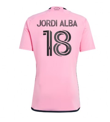 Inter Miami Jordi Alba #18 Hjemmebanetrøje 2024-25 Kort ærmer